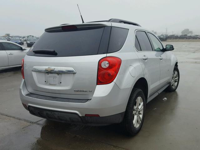 2GNALDEK8C1239549 - 2012 CHEVROLET EQUINOX LT SILVER photo 4