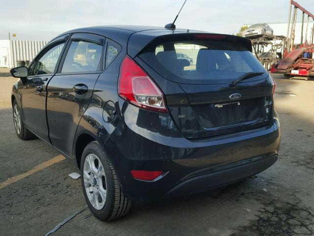 3FADP4EJXFM225317 - 2015 FORD FIESTA SE BLACK photo 3