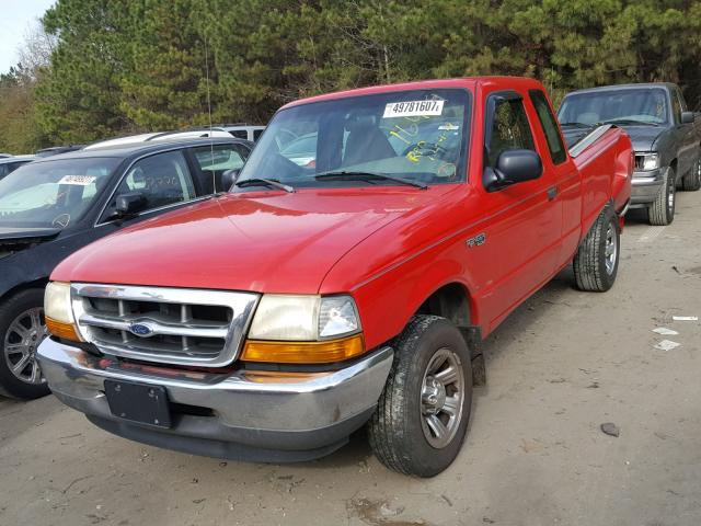 1FTYR14V0YPA32065 - 2000 FORD RANGER SUP RED photo 2