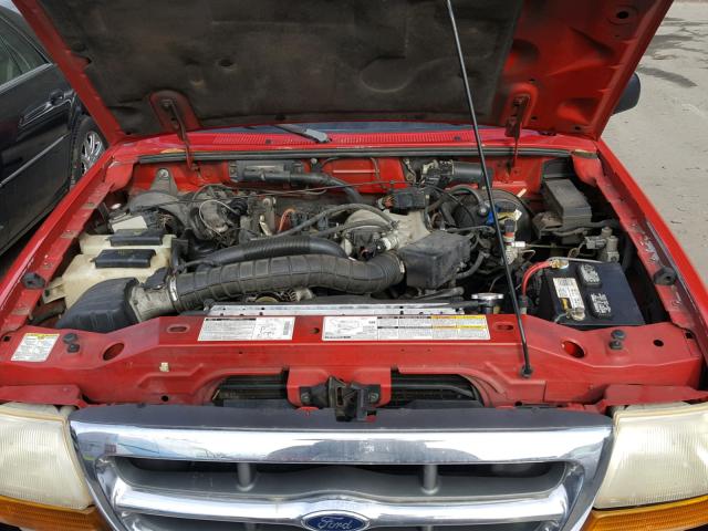 1FTYR14V0YPA32065 - 2000 FORD RANGER SUP RED photo 7