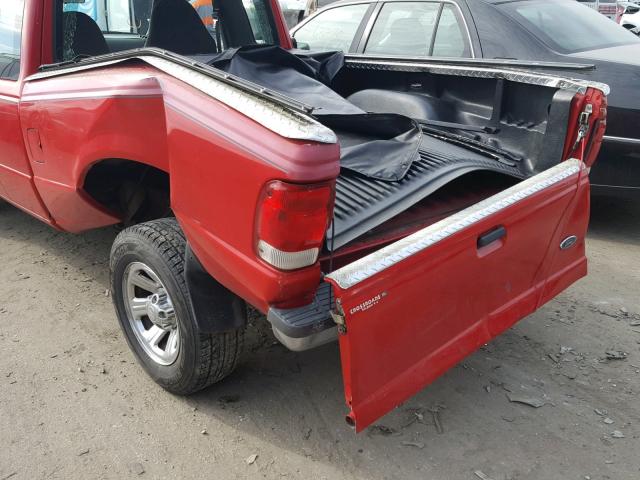 1FTYR14V0YPA32065 - 2000 FORD RANGER SUP RED photo 9