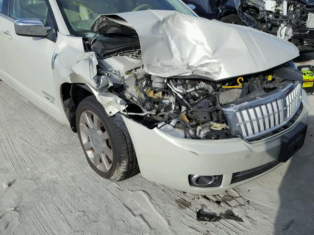 3LNHM26T28R608632 - 2008 LINCOLN MKZ GRAY photo 9