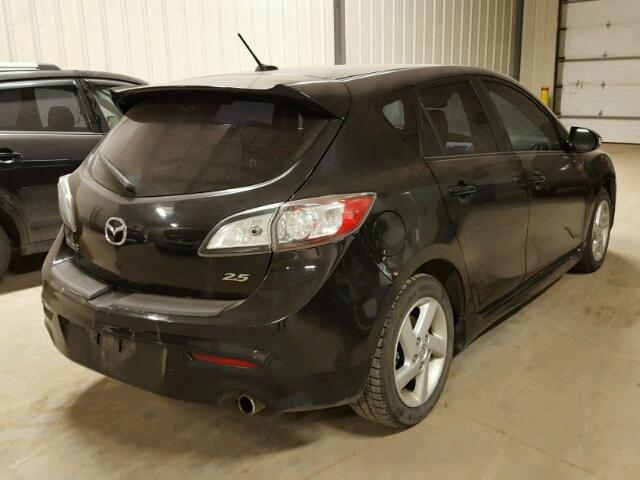 JM1BL1H53A1127102 - 2010 MAZDA 3 S BLACK photo 4