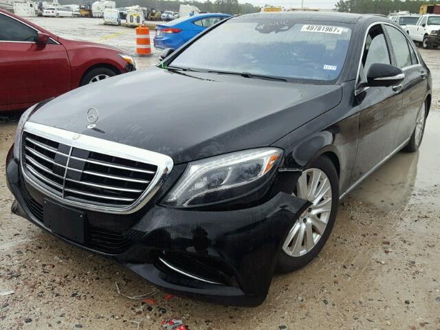 WDDUG8CB2FA136292 - 2015 MERCEDES-BENZ S 550 BLACK photo 2