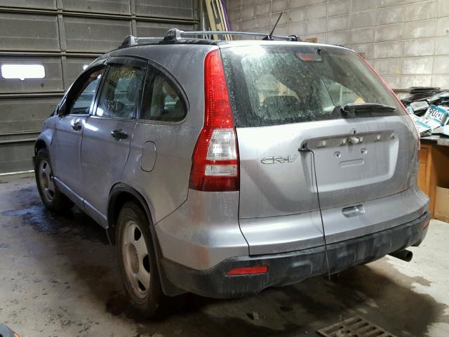 JHLRE38338C023049 - 2008 HONDA CR-V LX SILVER photo 3