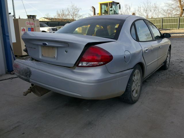 1FAFP53U57A105676 - 2007 FORD TAURUS SE SILVER photo 4