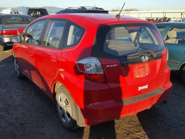 JHMGE8G3XDC017356 - 2013 HONDA FIT RED photo 3