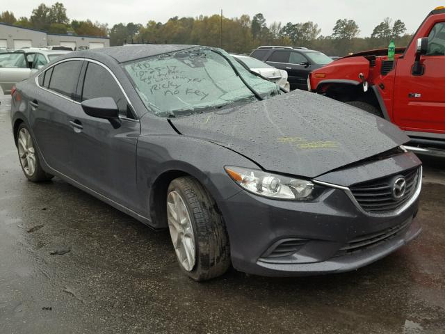 JM1GJ1T60E1159605 - 2014 MAZDA 6 TOURING GRAY photo 1