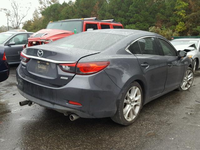 JM1GJ1T60E1159605 - 2014 MAZDA 6 TOURING GRAY photo 4