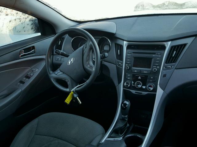 5NPEB4ACXEH854293 - 2014 HYUNDAI SONATA GLS GRAY photo 9