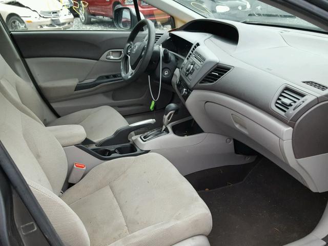 2HGFB2F61CH528322 - 2012 HONDA CIVIC HF GRAY photo 5