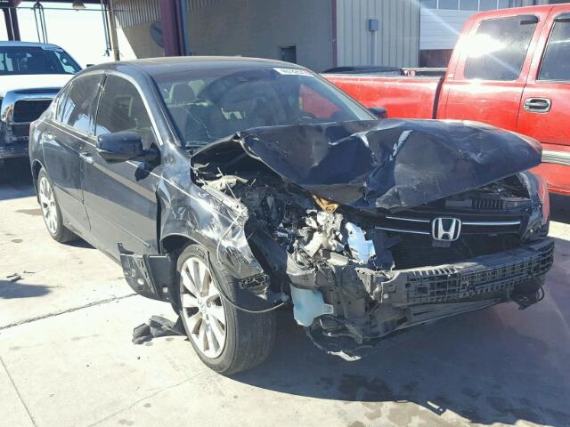 1HGCR3F82DA042673 - 2013 HONDA ACCORD EXL BLACK photo 1