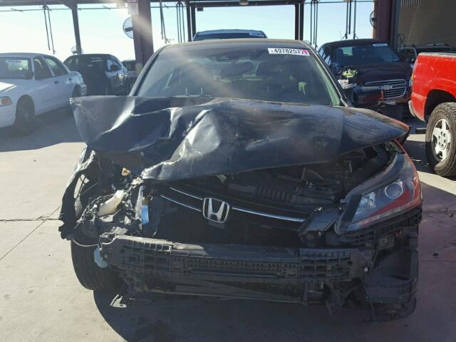 1HGCR3F82DA042673 - 2013 HONDA ACCORD EXL BLACK photo 9