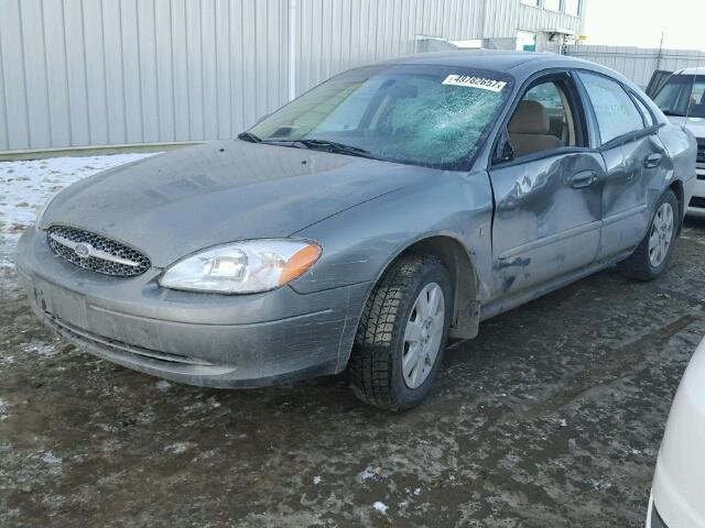 1FAFP52292G219850 - 2002 FORD TAURUS LX GRAY photo 2