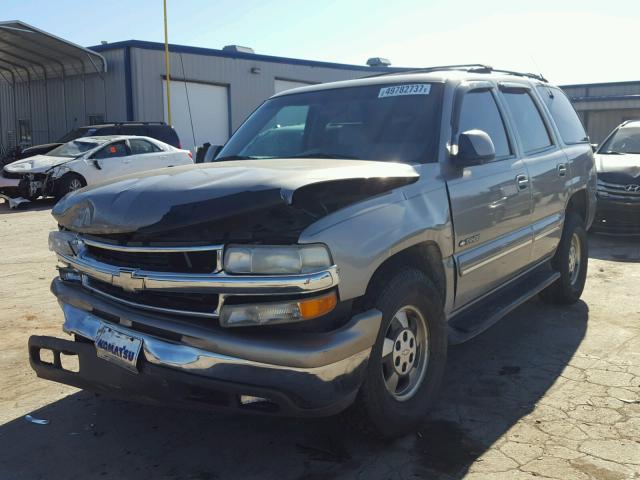 1GNEC13T91J293697 - 2001 CHEVROLET TAHOE C150 TAN photo 2