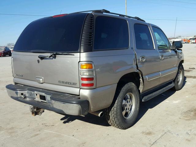 1GNEC13T91J293697 - 2001 CHEVROLET TAHOE C150 TAN photo 4