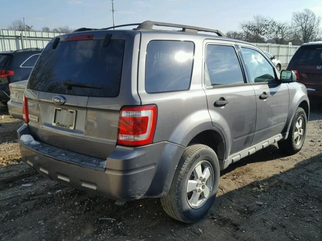 1FMCU03779KC11428 - 2009 FORD ESCAPE XLT GRAY photo 4