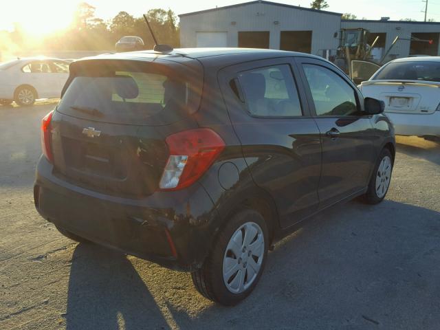 KL8CB6SA7HC800104 - 2017 CHEVROLET SPARK LS BLACK photo 4