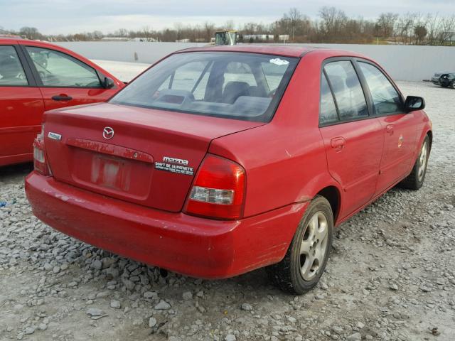 JM1BJ2219X0155888 - 1999 MAZDA PROTEGE ES RED photo 4