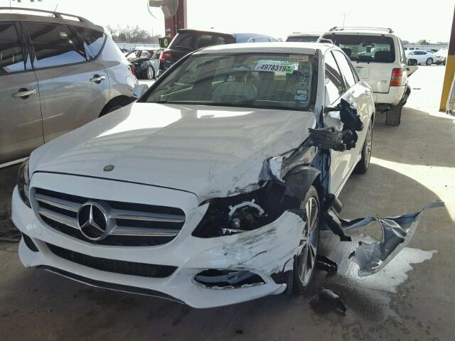 55SWF4JB3FU094108 - 2015 MERCEDES-BENZ C 300 WHITE photo 9