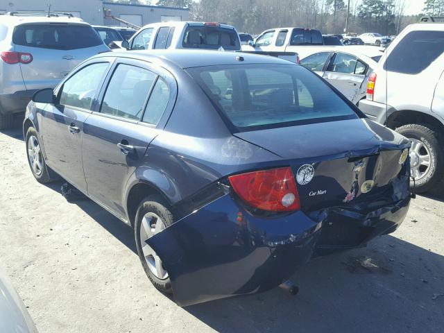 1G1AL58F987112356 - 2008 CHEVROLET COBALT LT BLUE photo 3