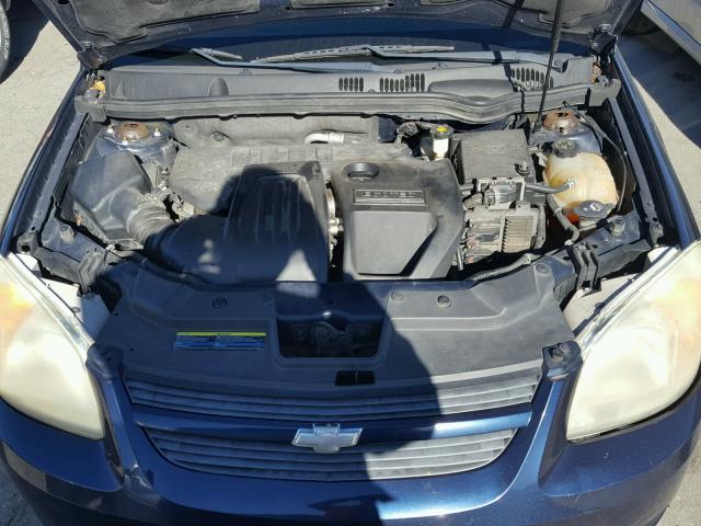 1G1AL58F987112356 - 2008 CHEVROLET COBALT LT BLUE photo 7