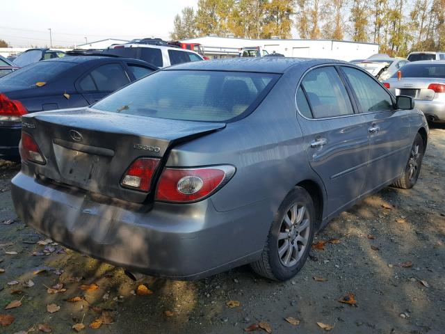 JTHBF30G530103813 - 2003 LEXUS ES 300 GREEN photo 4