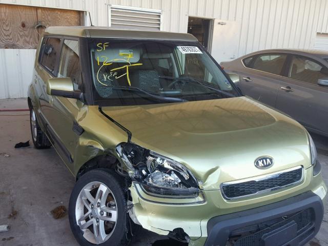 KNDJT2A25A7115080 - 2010 KIA SOUL + GREEN photo 1