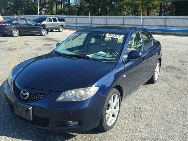 JM1BK32F091222647 - 2009 MAZDA 3 I BLUE photo 2