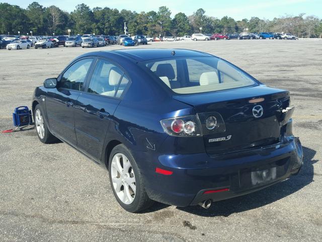 JM1BK32F091222647 - 2009 MAZDA 3 I BLUE photo 3