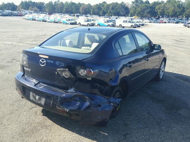 JM1BK32F091222647 - 2009 MAZDA 3 I BLUE photo 4