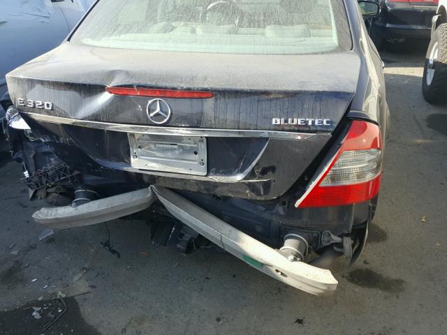 WDBUF22X07B078555 - 2007 MERCEDES-BENZ E 320 CDI BLUE photo 9