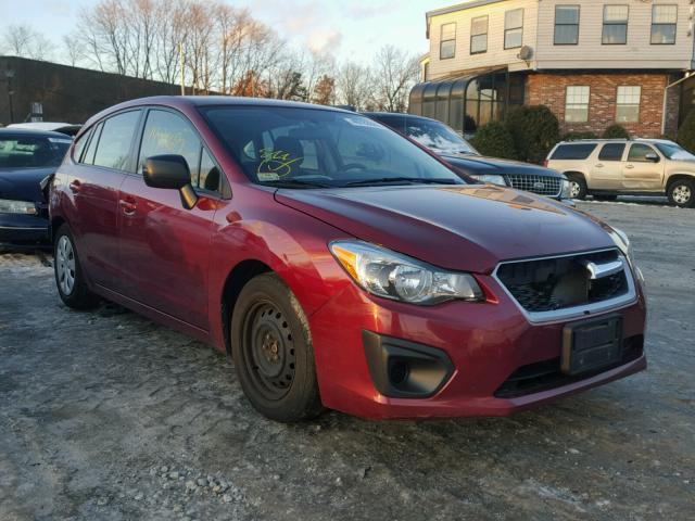 JF1GPAA60E8302082 - 2014 SUBARU IMPREZA BA RED photo 1