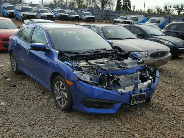 19XFC2F74HE041509 - 2017 HONDA CIVIC EX BLUE photo 1