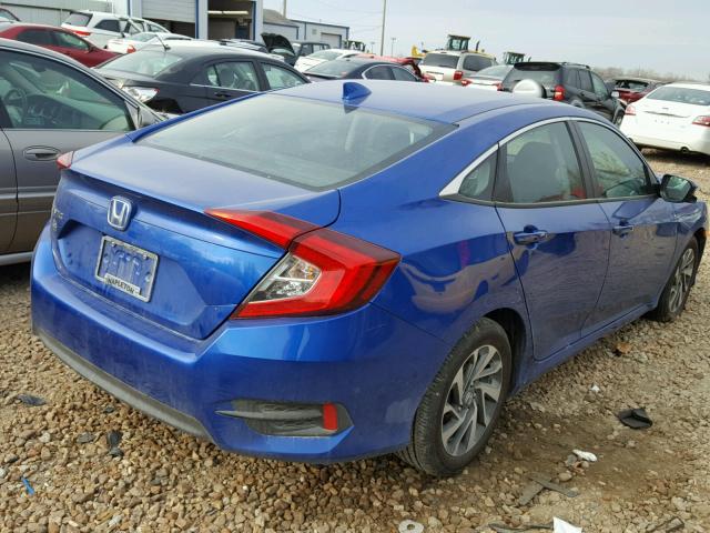 19XFC2F74HE041509 - 2017 HONDA CIVIC EX BLUE photo 4