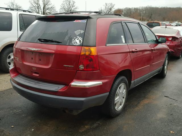 2C8GF68465R410384 - 2005 CHRYSLER PACIFICA T RED photo 4
