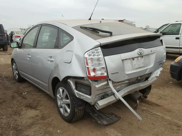 JTDKB20U483317095 - 2008 TOYOTA PRIUS SILVER photo 3