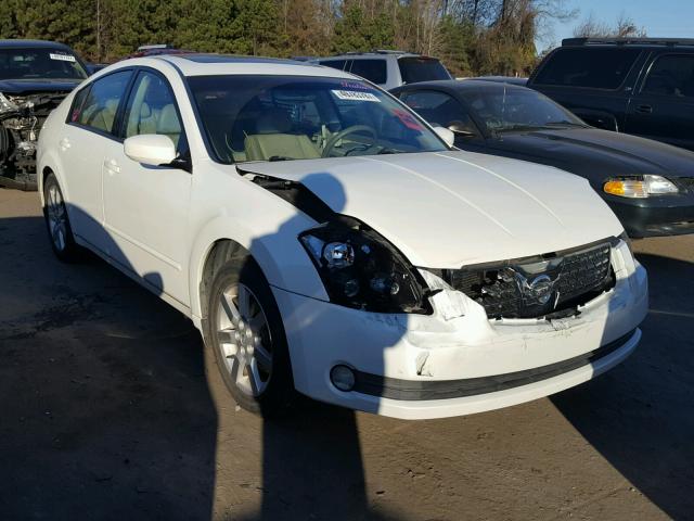 1N4BA41E34C851601 - 2004 NISSAN MAXIMA SE WHITE photo 1