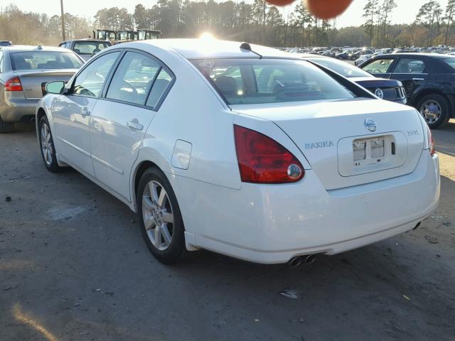 1N4BA41E34C851601 - 2004 NISSAN MAXIMA SE WHITE photo 3