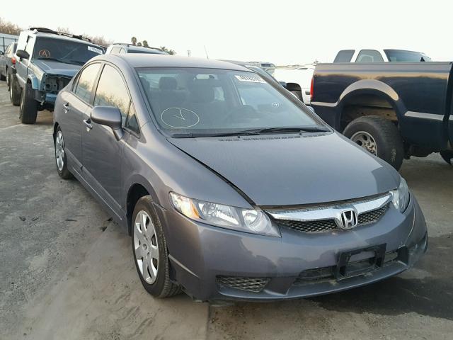 2HGFA1F55AH312023 - 2010 HONDA CIVIC LX CHARCOAL photo 1