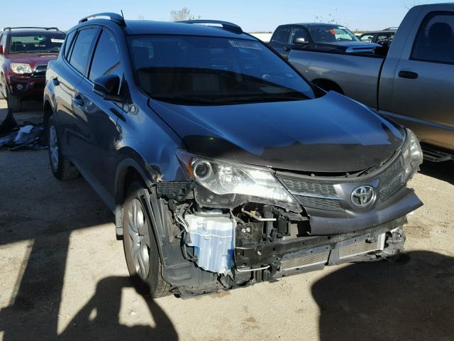 2T3ZFREV4DW013933 - 2013 TOYOTA RAV4 LE GRAY photo 1