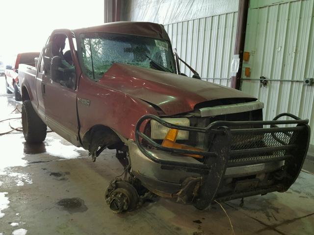 1FTNX21F21EA16513 - 2001 FORD F250 SUPER BURGUNDY photo 1