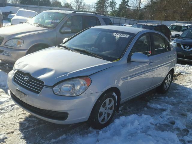 KMHCN46C59U285433 - 2009 HYUNDAI ACCENT GLS SILVER photo 2