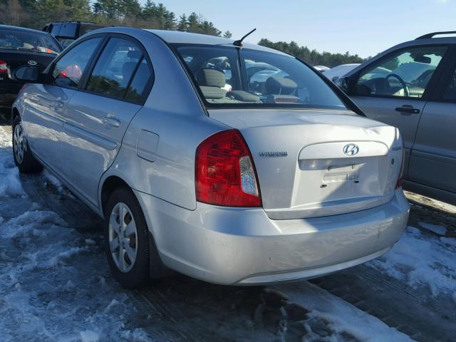 KMHCN46C59U285433 - 2009 HYUNDAI ACCENT GLS SILVER photo 3