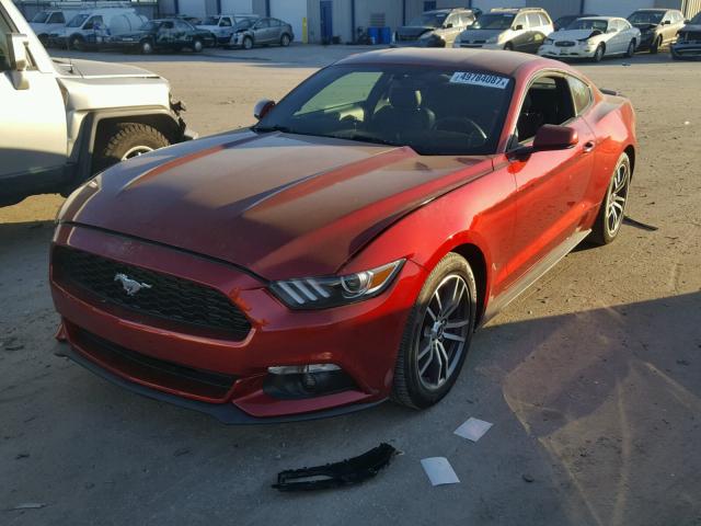 1FA6P8AMXF5346662 - 2015 FORD MUSTANG RED photo 2