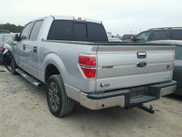 1FTFW1CFXCFC40172 - 2012 FORD F150 SUPER SILVER photo 3