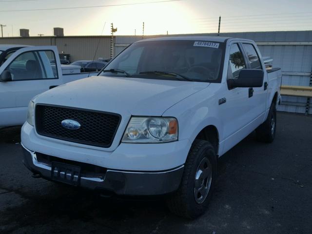 1FTRW14W65KF11069 - 2005 FORD F150 SUPER WHITE photo 2