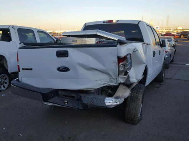 1FTRW14W65KF11069 - 2005 FORD F150 SUPER WHITE photo 4