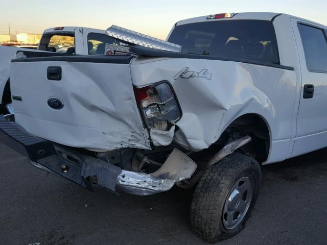 1FTRW14W65KF11069 - 2005 FORD F150 SUPER WHITE photo 9