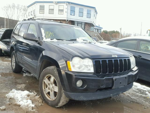 1J4HR48N75C705300 - 2005 JEEP GRAND CHER BLACK photo 1